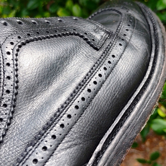 HANOVER MEN'S CLASSIC HEAVY-DUTY FULL WING -TOP BROGUE DERBY OXFORDS - Picture 10 of 16